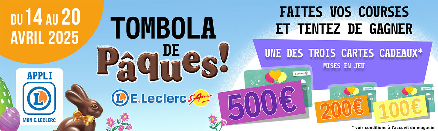 Tombola pâques 2025