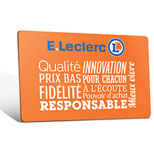 Cliquez ici pour télécharger le bulletin d'adhésion à la carte de fidélité E.Leclerc Saint-Aunès près de Montpellier 